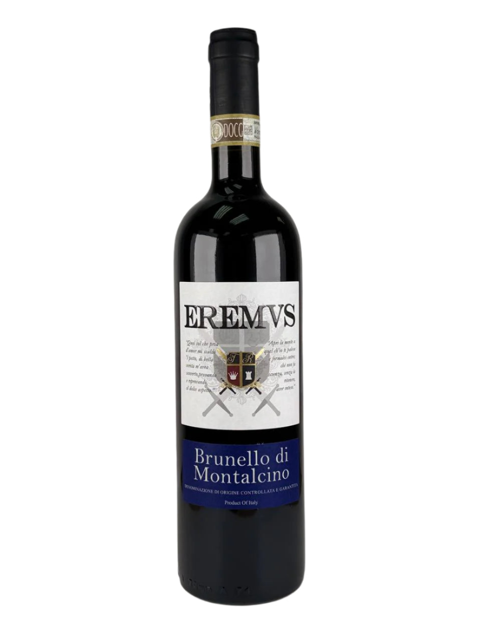 <img src="eremus-brunello.jpg" alt="Eremus Brunello di Montalcino DOCG 750 ml bottle Tuscany">